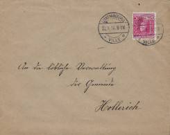 Luxembourg - Luxemburg - Lettre  1916   An Die Verwaltung Von  Hollerich - Cachet Luxembourg - Storia Postale