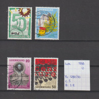 (TJ) Luxembourg 1998 - YT 1390/93 (gest./obl./used) - Used Stamps