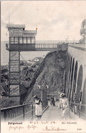 Helgoland , Der Fahrstuhl (Stempel: Helgoland 1904) - Helgoland