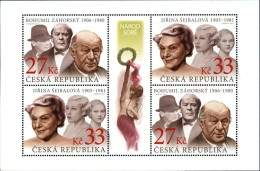 ** A 1135 - 6 Czech Republic B. Zahorsky And J. Sejbalova 2021 Actors - Theater