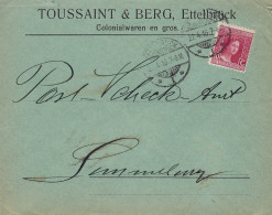 Luxembourg - Luxemburg - Lettre  1916  An Das Post -Scheck-Amt , Luxembourg- Cachet Luxembourg - Storia Postale