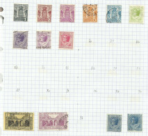 Monaco N°73 à 79, 95, 96, 98, 99 Cote 9.45€ - Used Stamps