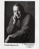 Frank Sinatra Jr Ultimate 3x Hand Signed Photo & His Office Envelope - Singers & Musicians