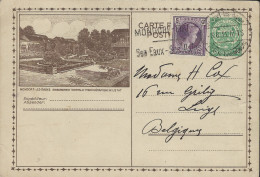 Luxembourg - Luxemburg - Carte-Postale  1933  -  Mondorf-les-Bains , Etablissement Thermal  -   Cachet  Mondorf - Ganzsachen