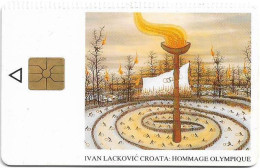 Croatia - HPT - Ivan Lacković, Gem1A Symmetr. Black, Transp. Moreno 18mm, 08.1992, 200Units, 21.338ex, Used (check Descr - Kroatië