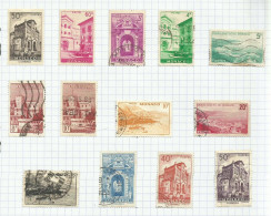 Monaco N°307 à 313C Cote 52€ - Used Stamps