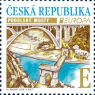 SALE!!! REP. CHECA CZECH REPUBLIC 2018 EUROPA CEPT BRIDGES Stamp MNH ** - 2018