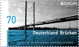 SALE!!! GERMANY ALEMANIA ALLEMAGNE DEUTSCHLAND 2018 EUROPA BRIDGES Stamp MNH ** - 2018
