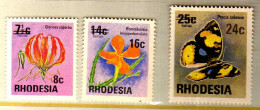 Rhodesie - 1976 - Faune - Flore Surchargees -- Neufs** - MNH - Rhodésie (1964-1980)