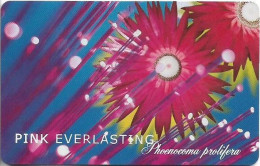 S. Africa - Telkom - Pink Everlasting (No Notch), Exp. 07.2000, Chip SO3, 100R, 30.000ex, Mint - Suráfrica