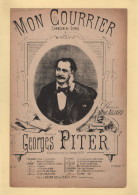 Partition - Mon Courrier - Georges Piter - Spartiti