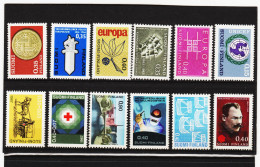 CAO162  F I N L A N D  L O T  Aus 1965/69  ** Postfrisch SIEHE ABBILDUNG - Unused Stamps