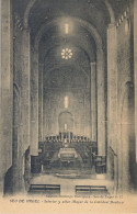 SEO DE URGEL / SEU D'URGELL , INTERIOR Y ALTAR MAYOR DE LA CATEDRAL , ED. DOMINGO RODRÍGUEZ Nº 13 ,T.P. NO CIRCULADA - Lérida