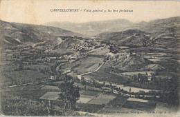 SEO DE URGEL / SEU D'URGELL , CASTELLCIUTAT , VISTA GENERAL Y FORTALEZA , ED. DOMINGO RODRÍGUEZ Nº 17 ,T.P. NO CIRCULADA - Lérida