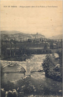 SEO DE URGEL / SEU D'URGELL , ANTIGUO PUENTE SOBRE EL VALIRA Y TORRE  , ED. DOMINGO RODRÍGUEZ Nº 20 ,T.P. NO CIRCULADA - Lérida