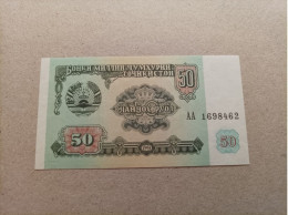 Billete De Tayikistán, De 50 Rublos, Año 1994, Serie AA, UNC - Tajikistan