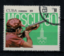 Cuba - "Préolympiques De Moscou : Tir" - Oblitéré N° 2137 De 1979 - Usados