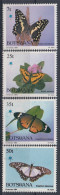 BOTSWANA 351-354,unused,butterflies (**) - Botswana (1966-...)