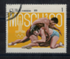 Cuba - "Préolympiques De Moscou : Lutte" - Oblitéré N° 2134 De 1979 - Usati