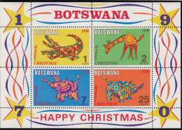 BOTSWANA Block 4,unused,Christmas 1970 (**) - Botswana (1966-...)