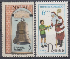 BRAZIL 1199-1200,unused,Christmas 1968 (**) - Ungebraucht