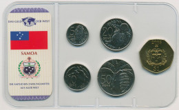 Samoa 2002/2006 Kursmünzen 5 Sene - 1 Tala Im Blister, St (m4113) - Samoa
