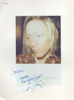 Kathy Ziegler Musician Large 10x8 Hand Signed 2x Photo & Letter - Chanteurs & Musiciens