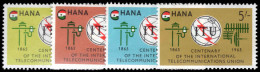 Ghana 1965 Centenary Of ITU Unmounted Mint. - Ghana (1957-...)