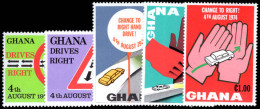 Ghana 1974 Change To Driving On The Right Unmounted Mint. - Ghana (1957-...)