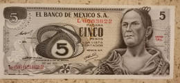 Mexico Querétaro La Corregidora Bill Back Acueducto Circ Not Folded Cactus  5 Pesos - Other - America