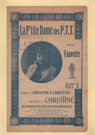 Partition - La P'tite Dame Des PTT - Fauvette - Noten & Partituren