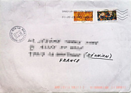 FRANCE 2023 Mauguio Fleurs Papillons Seguy Lettre 39831fA Reunion - Covers & Documents