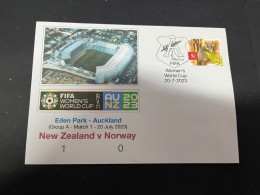 22-1-2024 (1 X 42) 2 Covers - FIFA Women's Football World Cup 2023 - Match 1 & 2 (20 July 2023) - Other & Unclassified