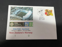 22-1-2024 (1 X 42) 2 Covers - FIFA Women's Football World Cup 2023 - Match 1 & 2 (20 July 2023) - Otros & Sin Clasificación