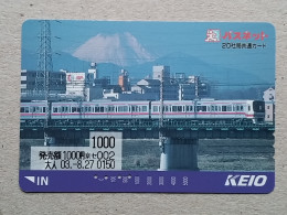T-202- JAPAN, Japon, Nipon, Carte Prepayee, Prepaid Card, RAILWAY, TRAIN, CHEMIN DE FER - Eisenbahnen
