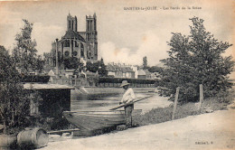 Mantes-la-Jolie Animée Bords De La Seine - Mantes La Jolie