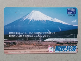T-202- JAPAN, Japon, Nipon, Carte Prepayee, Prepaid Card, RAILWAY, TRAIN, CHEMIN DE FER - Treni