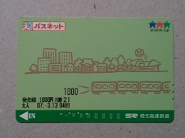 T-202- JAPAN, Japon, Nipon, Carte Prepayee, Prepaid Card, RAILWAY, TRAIN, CHEMIN DE FER - Trenes