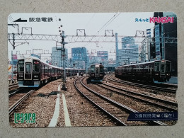 T-539- JAPAN, Japon, Nipon, Carte Prepayee, Prepaid Card, RAILWAY, TRAIN, CHEMIN DE FER - Treni