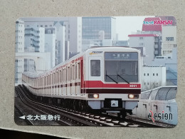 T-539- JAPAN, Japon, Nipon, Carte Prepayee, Prepaid Card, RAILWAY, TRAIN, CHEMIN DE FER - Eisenbahnen