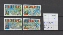 (TJ) Luxembourg 2000 - YT 1440/43 (gest./obl./used) - Gebruikt