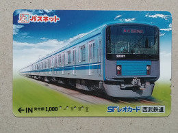 T-557- JAPAN, Japon, Nipon, Carte Prepayee, Prepaid Card, RAILWAY, TRAIN, CHEMIN DE FER - Eisenbahnen