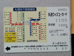 T-555- JAPAN, Japon, Nipon, Carte Prepayee, Prepaid Card, RAILWAY, TRAIN, CHEMIN DE FER - Treinen