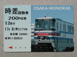 T-555- JAPAN, Japon, Nipon, Carte Prepayee, Prepaid Card, RAILWAY, TRAIN, CHEMIN DE FER - Treni