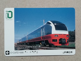 T-556- JAPAN, Japon, Nipon, Carte Prepayee, Prepaid Card, RAILWAY, TRAIN, CHEMIN DE FER - Treinen