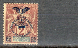 Nouvelle Caledonie 68 * (1903) - Cinquantenaire Présence Française - Unused Stamps