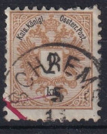 AUSTRIA 1882 - Canceled - ANK 44E Lz 10 1/2 - Used Stamps