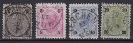 AUSTRIA 1890 - Canceled - ANK 50D, 53D, 54D, 57D - Lz 11 - Gebraucht