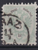 AUSTRIA 1882 - Canceled - ANK 45E Lz 10 1/2 - Used Stamps