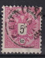 AUSTRIA 1883 - Canceled - ANK 46E Lz 10 1/2 - Used Stamps